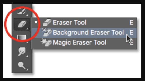 clothes eraser tool for photoshop