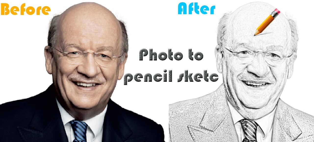 Photo to Pencil Sketch: Learn How | Clipping Path Source